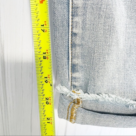 One by One Teaspoon Awesome Baggies Distressed Cuffed Jeans Size 27 - Picture 6 of 9
